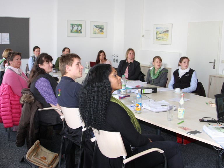 Die Kursteilnehmer im Sitzungsraum der BBV-Geschäftsstelle Weilheim