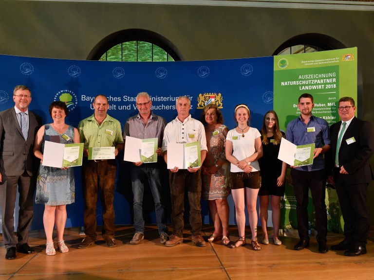 Auszeichnung Naturschutzpartner Landwirt