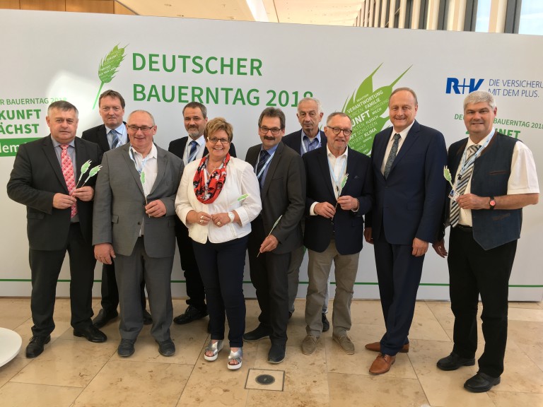 Delegierte Oberfranken auf Deutschen Bauerntag