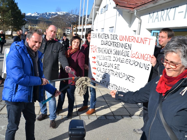 Besuch von Umweltminister Thorsten Glauber in Sonthofen