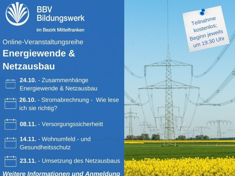 Energiewende & Netzausbau | Bayerischer Bauernverband