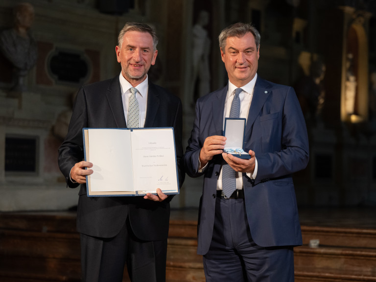 BBV Präsident Felßner erhält den Bayerischen Verdienstorden von Ministerpräsident Markus Söder