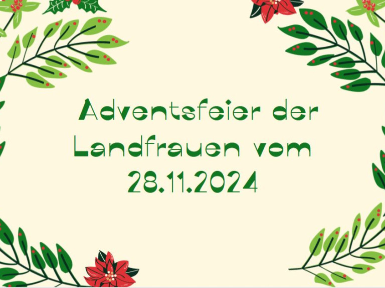 Adventsfeier der LF