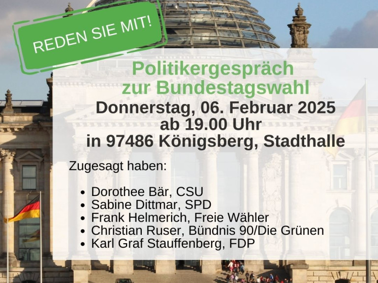 Vorstellung der Kandidat*innen zur Bundestagswahl 2025