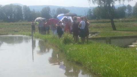 Ortsbäuerinnen Rosenheim besichtigen Fischzucht Eulenau