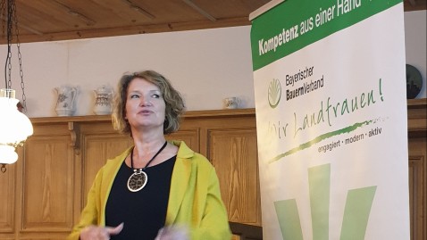 Imageberaterin Renate Sperber bei Ortsbäuerinnen-Arbeitstagung