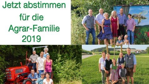 Stimmen Sie jetzt noch für die Agrar-Familie 2019 ab. 