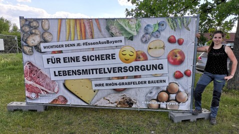 Kampange #EssenAusBayern_Plakataufstellung Rhön-Grabfeld_Lena Ziegler
