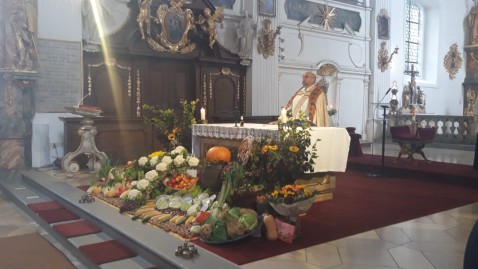 Erntedankgottesdienst 10.10.2021 in der Klosterkirche Irsee