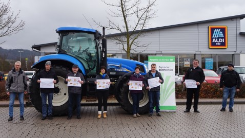 Kulmbacher Landwirte protestieren
