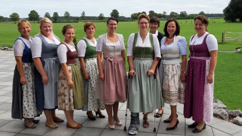 Kreisvorstand Rosenheim mit Bezirksbäuerinnen