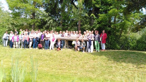 Gruppenbild Tagesfahrt 2023 Landfrauen-Ehrenamt KV NEA-BW