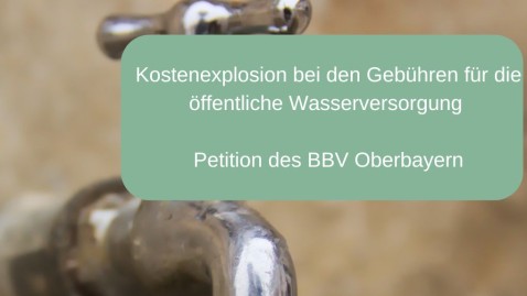 Petition Wassergebühren