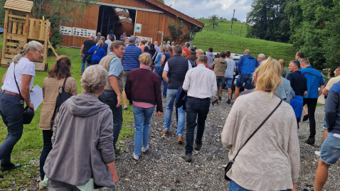 Gastgeber Gisela und Johann Schober beantworteten viele Fragen