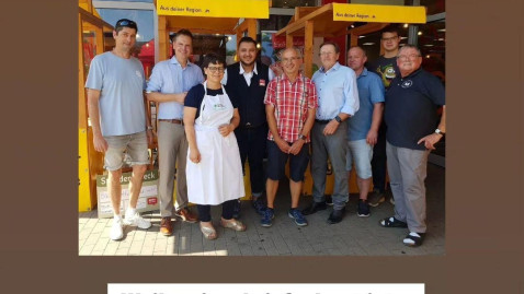 Regionalmarktplatz am REWE-Markt in Bad Windsheim