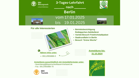 Busfahrt Grüne Woche