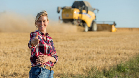 Frau Landwirtschaft