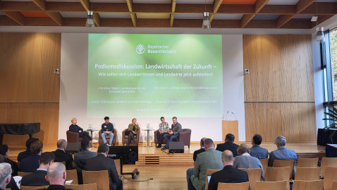 Herbstdialog Herrsching Podiumsdiskussion zur Zukunft der Landwirtschaft