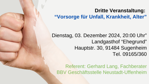 Veranstaltungsreihe „Absicherung von Frauen auf landwirtschaftlichen Betrieben“