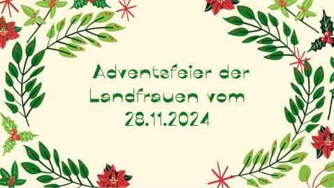 Adventsfeier der LF