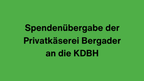 Spendenübergabe