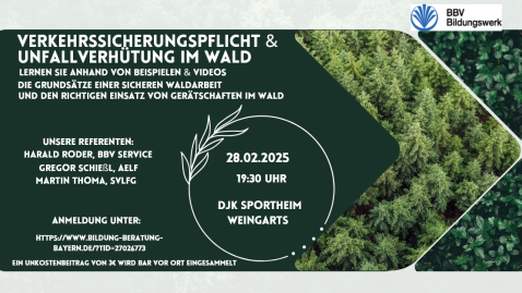 Unfallverhütung Wald FO