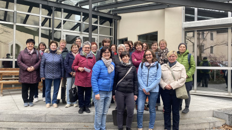 Gruppenbild mit Kreisbäuerin Sabine Asum und unseren Ortsbäuerinnen 