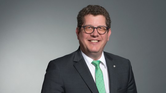 Der Bezirkspräsident des Bayerischen Bauernverbandes aus Unterfranken Stefan Köhler