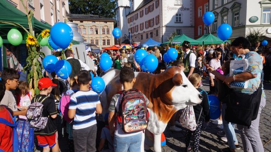 Melkkuh Rosi auf der Schmankerlstraße