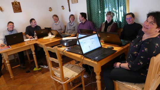 Teilnehmer des PC-Grundlagenkurses