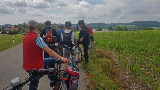 Fahrradausflug beim BUS-Fest