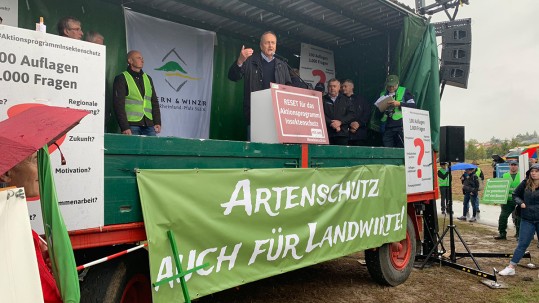 Ruckwied auf Demo in Mainz