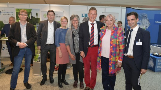 Stand BBV Grünen Parteitag mit Roth in Lindau