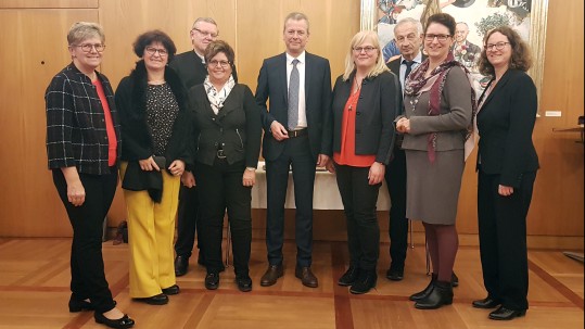 Die Landfrauen des Bayerischen Bauernverbandes beim Drei-Länder-Treffen