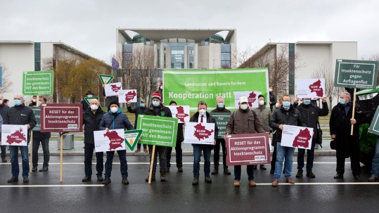 Mal wieder eine Bauerndemo in Berlin