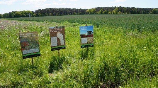 Tag des offenen Hofes - Feldschilder