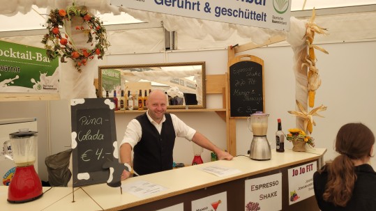 Milchcocktail-Bar der BBV-Männer