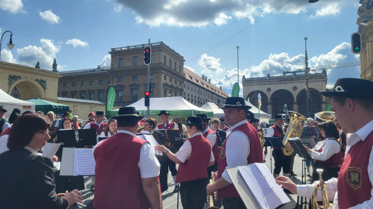 Musikanten auf der BMM