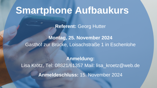 Sharepic Smartphone-Aufbaukurs 2024