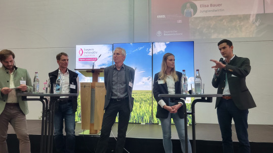 Netzwerkveranstaltung Digitalisierung Landwirtschaft Landsberg am Lech Diskussion zu Wissensvermittlung