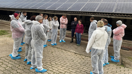 Lehrkräftefortbildung auf dem Betrieb Schramm im Itzgrund