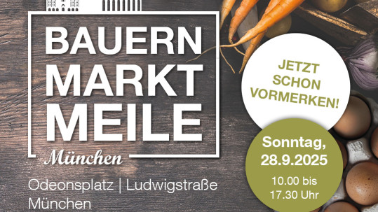 Bewerbung Bauernmarktmeile am 28. September 2025